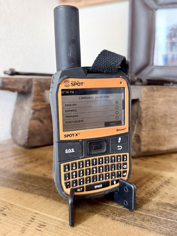 Spot X 2-Way Satellite Messenger Bluetooth SOS GPS Orange Black for Hiking