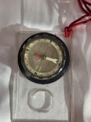 Map Pocket Compass & Ruler & Lanyard for Survival Kits