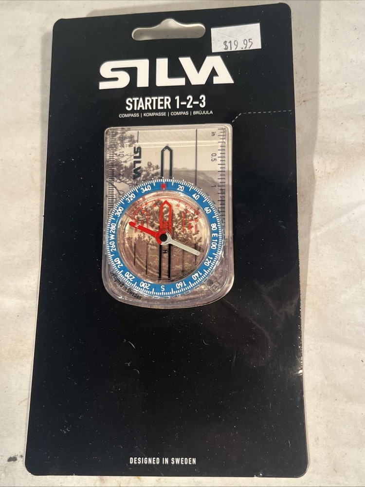 Silva Starter 1-2-3 Compass, Walking, Scouts, Beginners
