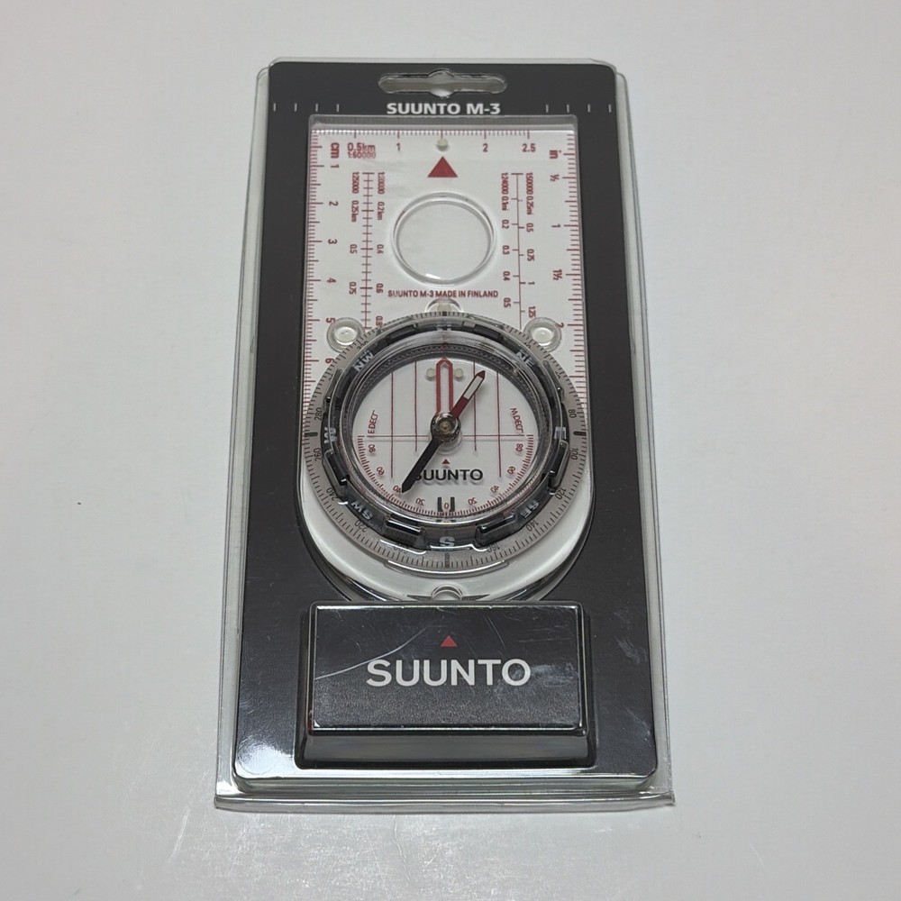 Suunto M-3 NH Baseplate Compass with Lanyard – Advanced Features – Finland – NEW