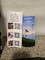 A ALAFEN Aluminum Collapsible Ultralight Travel Hiking Trekking Pole New!!