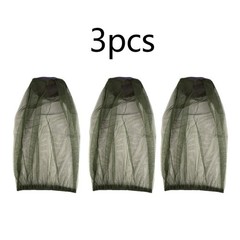 Head Net 3 Pack for Hiking Fishing Travel – Breathable Fine Mesh For Protection