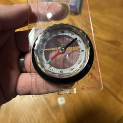 Liquid Filled Compass – Map Compass – Boxed W/Lanyard – Glass + Scale