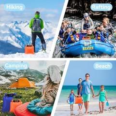 6PCS Dry Bags Waterproof, Lightweight Dry Bags for Kayaking 6PCS-K