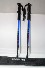 Aihoye Anti-Shock Collapsible Lightweight Trekking Poles 7075 Aluminum