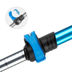 Outdoor Walking Stick Aluminum Alloy Alpenstock Telescopic Hiking Trekking Pole