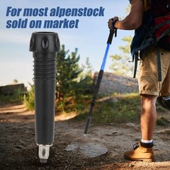 4 PCS Trekking Pole Universal Carbide Tip Carbon Tungsten Steel Hiking Stick