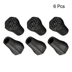 6Pcs Trekking Pole Tips Climbing Ski Cane Tip Protectors Replacement Accessories