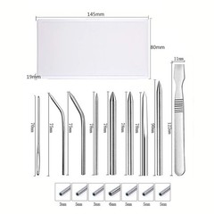 Stainless Steel Para cord Stitching Needles Set for DIY Craft Bracelet Making