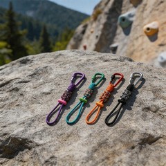 Aluminum Alloy Bottle Holder Buckle with Press-to-Lock Spring Mechanism