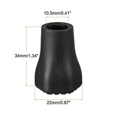 6Pcs Trekking Pole Tips Climbing Ski Cane Tip Protectors Replacement Accessories