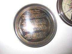 NEW Replica “Henry Hughes London 1941” Brass Pocket Black Compass. USA Seller!!