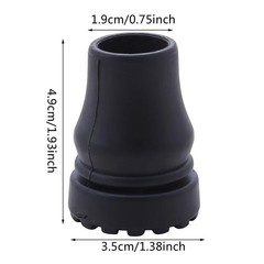 16-22mm Antiskid Walking Stick Crutch Cane Bottom Pads Cover Protector Climbing