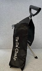 STEP2GOLD TaDa Chair Series 2 Hiking Pole Cane Seat Black Carrying Case Trekking