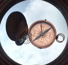 Vintage Copper Finish ~ Boy Scouts Of America ~ Hiking & Camping Compass ~