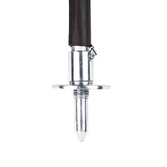 Outdoor Walking Stick with Leather Seat Hunting Stick Chair Camping Fish Stool