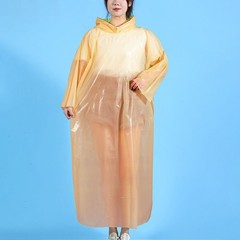 Full Body Disposable Raincoat Thick Waterproof Material for Travel Use