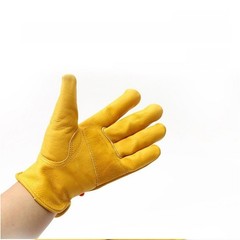 Leather Gloves for Campfire Cooking Flame Resistance and Ergonomic Grip