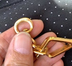 HS climb equipment Germany HS 50 BELT CLIP GLOVE HOLDER GOLD TONE  5 belt clip 