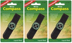 Coghlan’s Liquid Filled Wrist Compass (3-Pack)