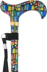 Stylish Adjustable Walking Stick for Men & Women – Lightweight Aluminum Cane