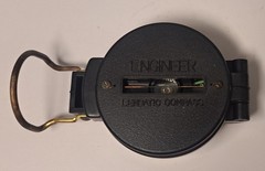 Vintage Engineer Lensatic Compass 2” Liquid Filled Working