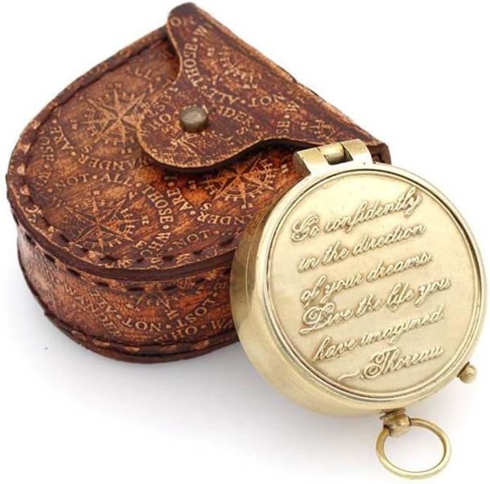 RII Custom Engravable Compass – Personalised Engravable Antique Gift Compasses f