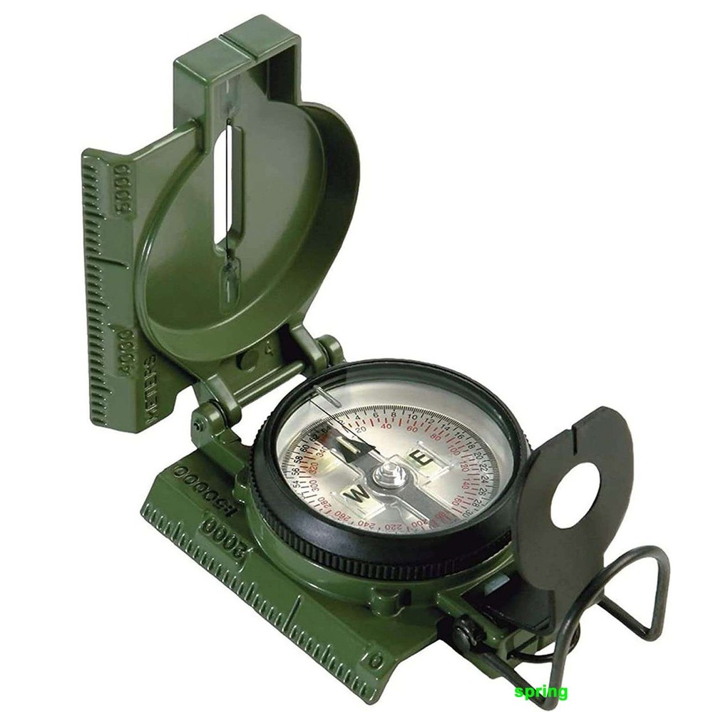 10 Pcs lot of US Phosphorescent Lensatic Compass,Olive Drab Accurate Waterproof