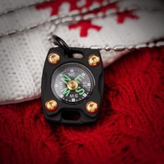 CMP Mini Titanium/Brass Compass, Luxury Survival Pocket Compass – Gift…