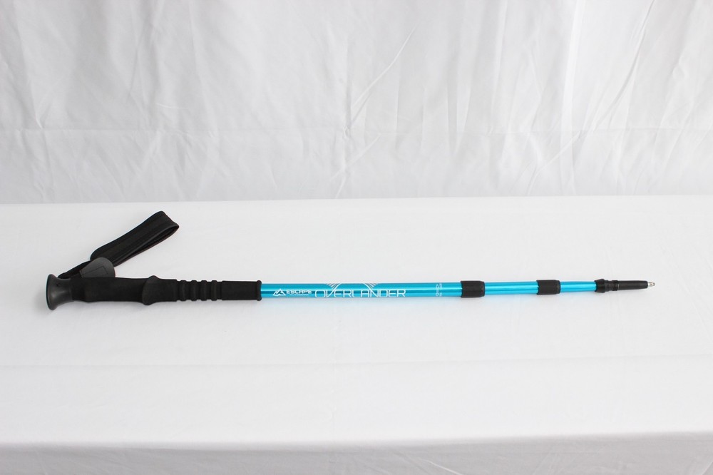 Overlander Trekking Walking Hiking Stick Pole Anti-shock 110cm-135cm Blue