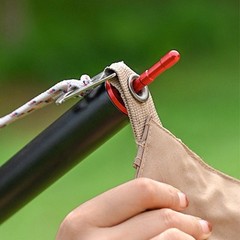 Compact 31MM Adjustable Aluminum Alloy Awning Pole Set for Travel Convenience