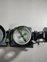 NRA Logo ILA Military Hunting Hiking Camping Outdoor Compass Green
