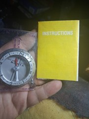 Vintage Liquid Free Dry Silva System Pocket Compass La Porte Indiana +instructio