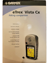 Garmin eTrex Vista CX Handheld Rugged Hiking Geocaching – tested Open Box