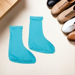 1 Pair Durable Blue Hiking Boot Gaiters Breathable Sandproof Shoe Covers