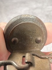 Vintage Marbles Gladstone Mich. Black Face Brass Pin Compass 🧭