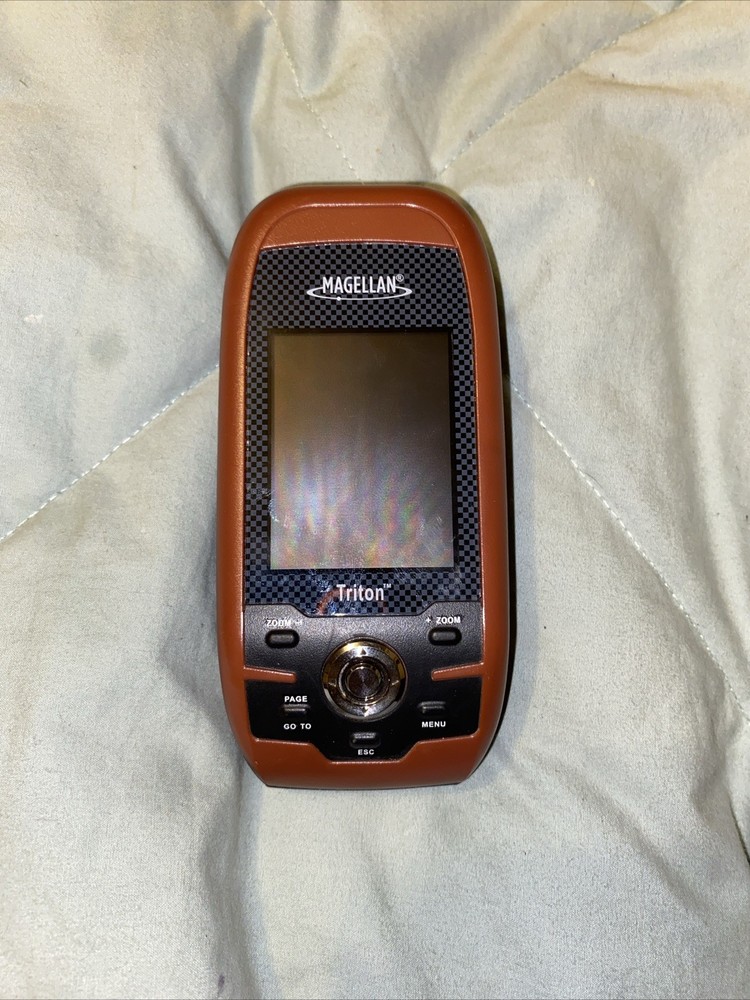 Magellan Triton 300 Waterproof Hiking GPS Handheld/Outdoors Tested Working