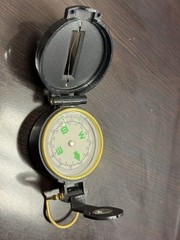 Vintage Engineer Directional Folding Compass Pocket size black 1970s