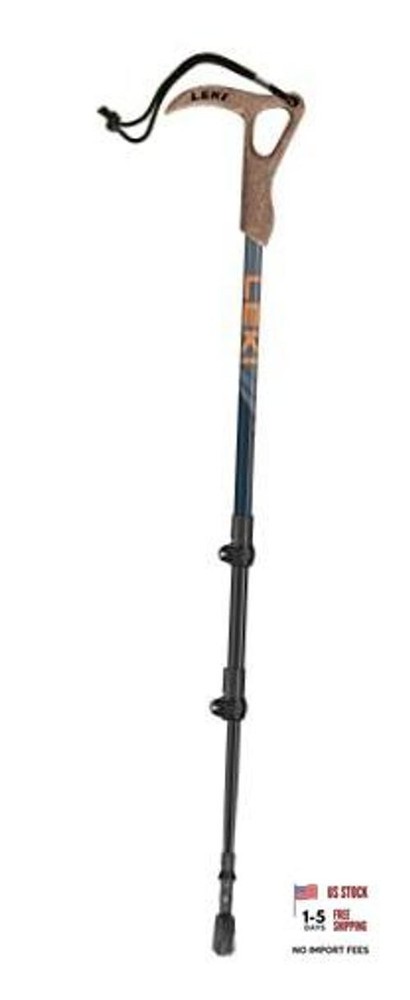 Wanderfreund High Fives Aluminum Adjustable 60 – 120 cm Blue-Orange-Blue