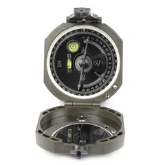 Pocket Transit Army Geology Compass for Outdoor Hiking Camping Survival Marching