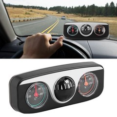 3 In 1 Car Truck Dash Mount Navigation Thermometer Hygrometer TESZ