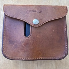 Vintage Leupold Forester Compass w/ Leather Case Portland Ore