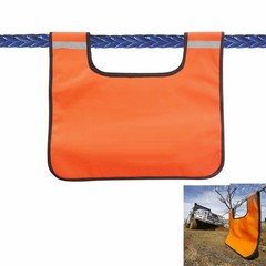 Winch Cable Safety Dampener Blanket with Reflective Strips and Storage Pocket