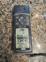 Garmin GPS 12 Handheld Unit Camping Hunting Hiking Tested Works