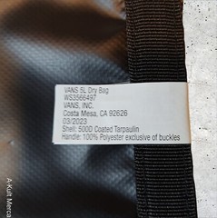 Vans Black Water-Resistant Bag