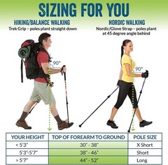 Ultralight Folding Walking Poles – Travel Ready – with Rubber Feet, Baskets, …