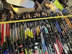 Outdoor Products foldable Trekking Walking Hiking Poles Sticks. Pairs only.