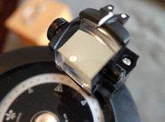 Handheld Compass Alidade by CARAC Industry Co. Ltd. Japan with wood box