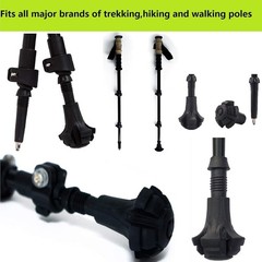 Trekking Poles Tips, Rubber Hiking Sticks End Caps Protectors Accessorie Fit …