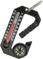 Hikehitch 2 – Thermometer and Compass Carabiner | Camping, Hiking, and Backpacki